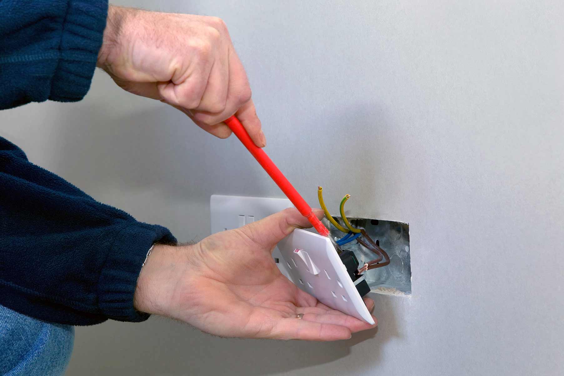Our electricians can install plug sockets for domestic and commercial proeprties in Shildon and the local area. 